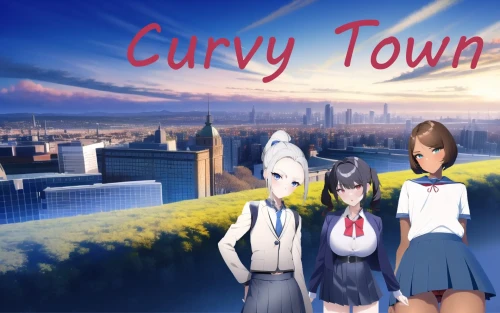 更新【日系SLG/巨乳爆乳】弯弯镇 Curvy Town v0.7.3 AI汉化【PC+安卓2.4G】