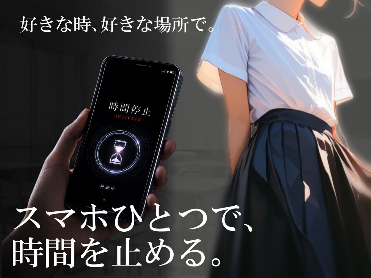 新作[日式ADV/动态] 在时间停止的学校里2 時が止まった学校で2（ゲーム版） 生肉版+自带全回想 [2.20G]